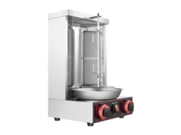 Máquina De Shawarma Vertical A Gás, Potência De 3000w, Sistema De Dupla Chama,preto Oem