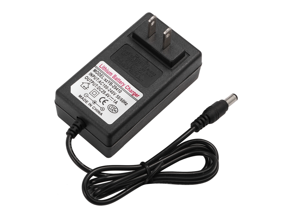 Aetheria adaptador Carregador Bateria 29.4v 1a para Carrinho Equilíbrio Inteligente Scooter com Proteção Múltipla