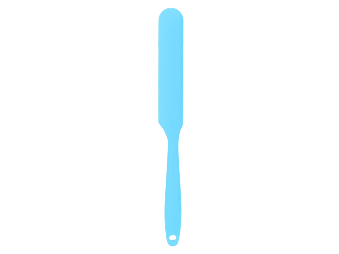 Paleta de silicone reutilizável para depilação com cera, aplicadora para uso em salão e em casa - Azul