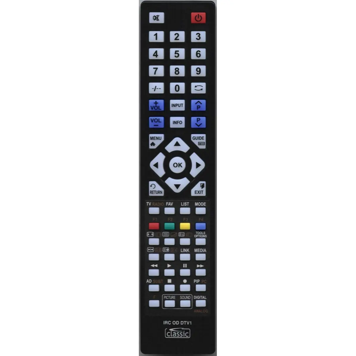 Telecomando Irc-od Compatível Para Televisor S/marca R569535