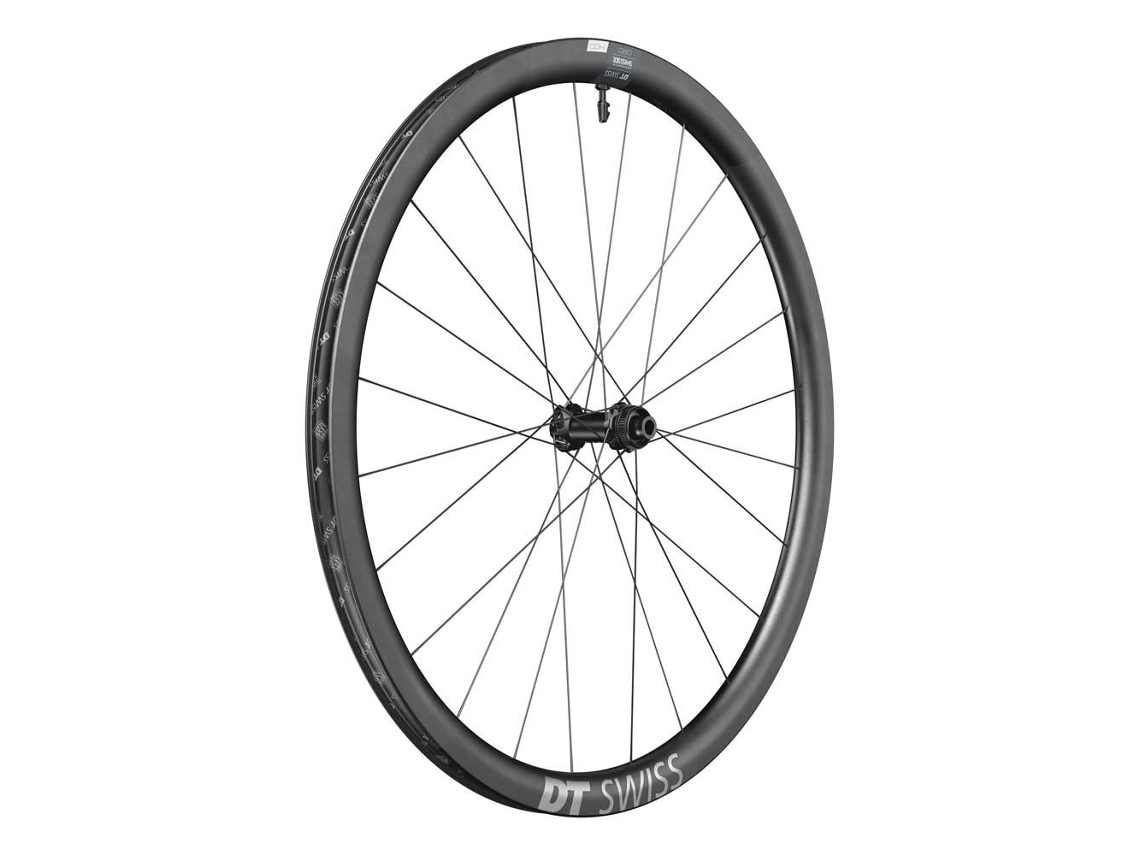 Roda Dianteira Estrada Crc 1400 Spline 22 700 Cl Disc Tubeless Prateado 12 X 100 Mmdt Swiss