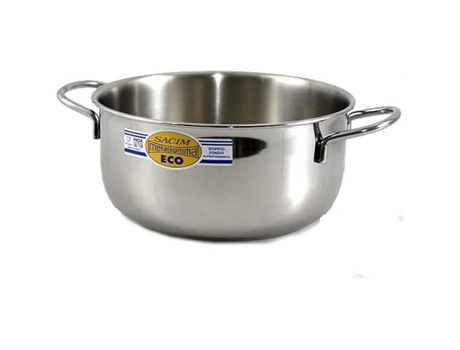 Panela SACIM Scm600M18 Aço Inoxidável 18Cm 6L Indução