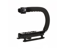 Suporte De Mão Em Forma C, Feito Plástico, Com Função Anti-vibração, Para Câmeras E Filmadoras.-aquaforge