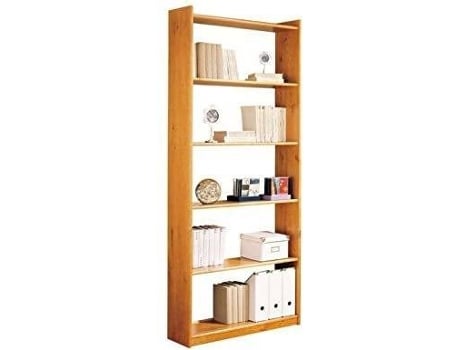 Estante DOGAR IMPORT Alteal Mel Madeira Maciça (Castanho - Pinho - 200x80x28 cm)