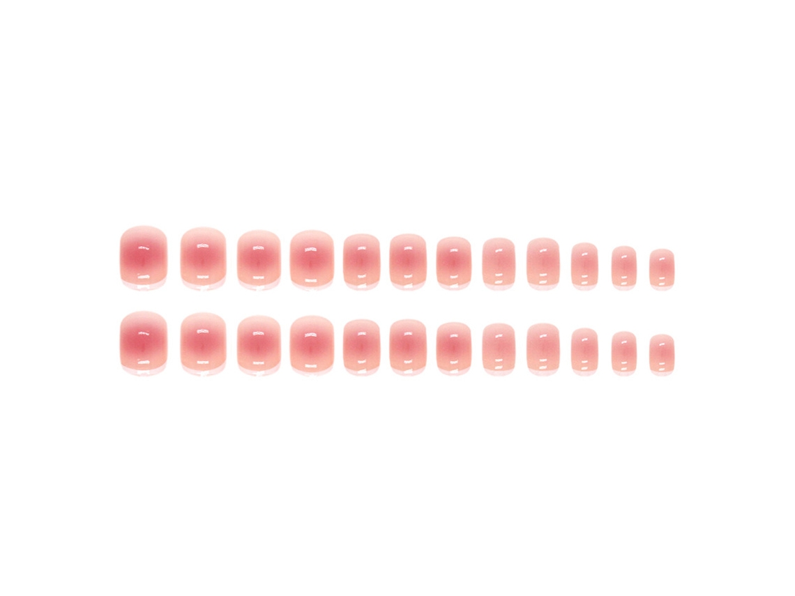 Conjunto de Kit de Manicure com Unhas Falsas Curtas Removíveis para Decoração. NEVEANCE