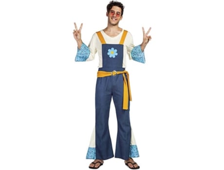 Fato de Homem  Hippie Flor (Tam: XL)