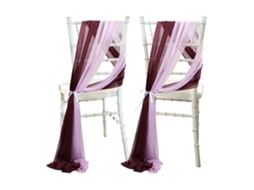 Sash Cadeira Casamento Decoração 8 Pares 25x250cm A6
