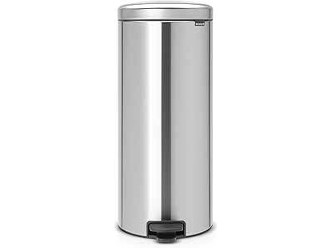 Caixote do Lixo com Pedal BRABANTIA New Icon 30 Litros (Inox Mate)