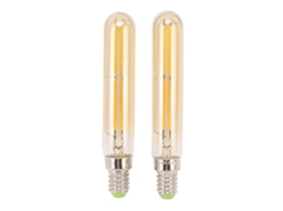 Rebe-2 Peças De Lâmpada Led Tubular 4w E14 2300k 220-240v T20x120 Para Iluminação
