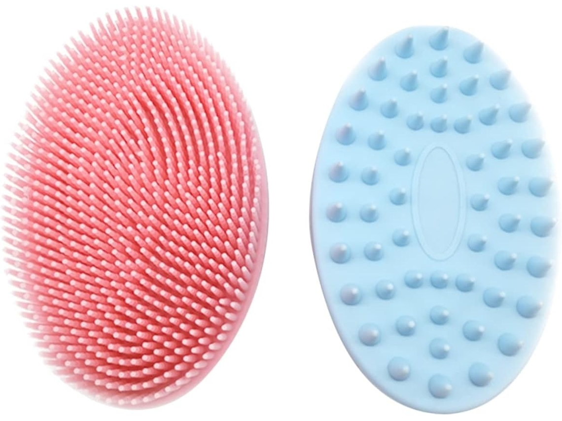 Lurelia Kit De 2 Escovas De Silicone Para Banho De Cuidado Corporal, Dupla Face