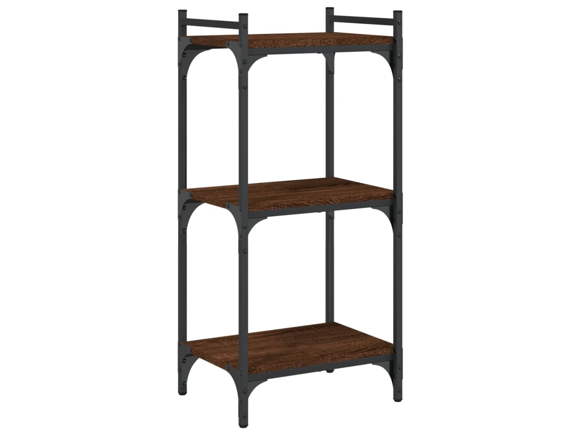Bookcase, Bookcases Vidaxl Marrom Madeira Processada (n/a)