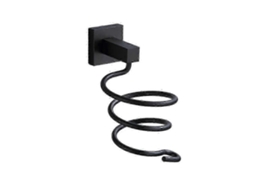 Suporte para Secadora de Cabelo Parede Alumínio GOKOCO (preto)