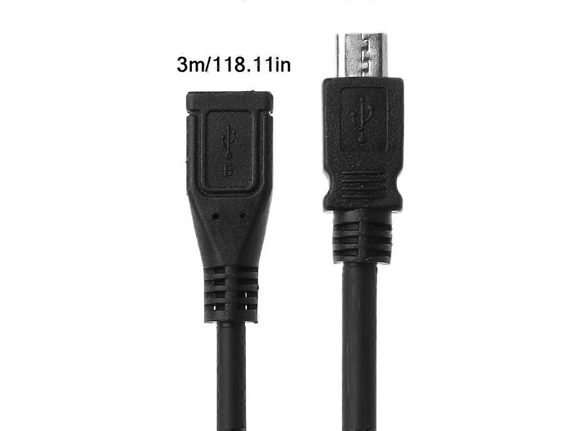Cabo Extensor De Sincronização De Dados Micro Usb Fêmea Para Macho Para Celulares E Tablets Huawei Com Android. Aquaforge