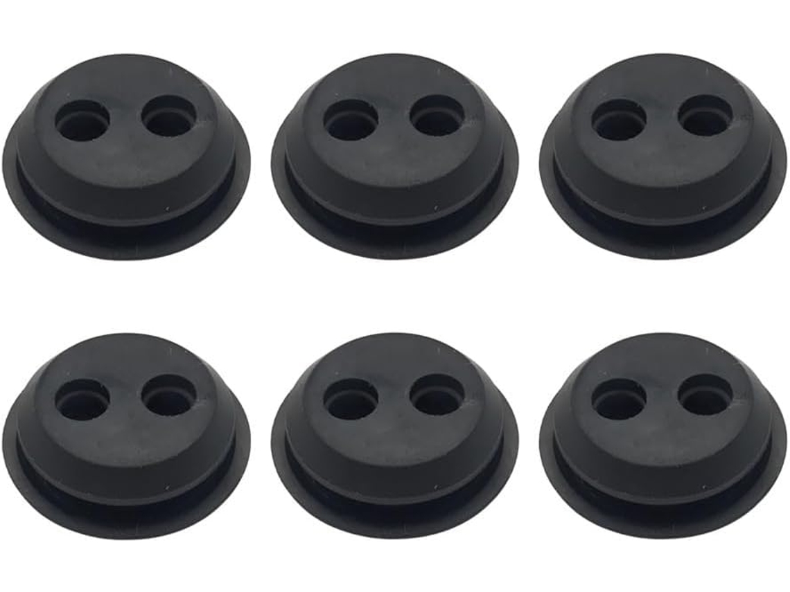 Conjunto de 6 Arruelas Bêbadas para Combustível com 2 Furos E 7/8''