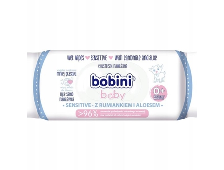 Baby Gentle Care Sensitive Hydrating Baby Wipes, 60 Pack Bobini