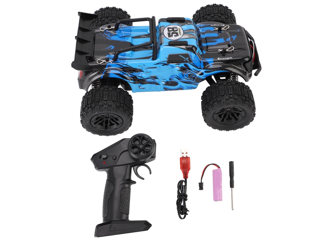 Mali carro de Controle Remoto Off Road 2.4g para Crianças com Derrapagem e Escalada Azul