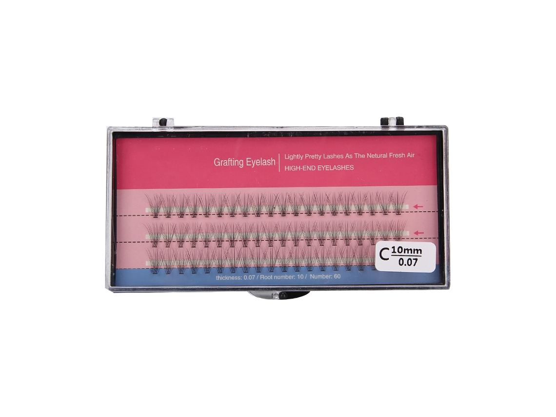 Pestañas Falsas De Extensión Profesionales Suaves Densas 0.07 C10mm Para Grafting Maquillaje
