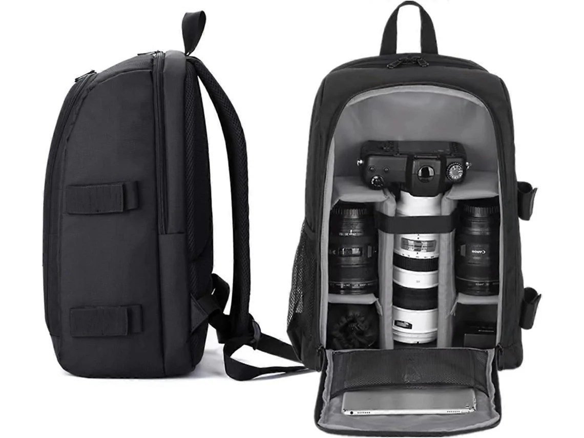 Mochila Impermeável Para Câmera | De Grande Capacidade Com Compartimento Laptop 15 Polegadas E Capa Chuva Ideal Fotógrafos-aquaforge