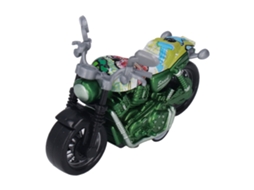 Mali brinquedo Moto Miniatura de Liga com Retrocesso para Crianças Verde Simulação Alta