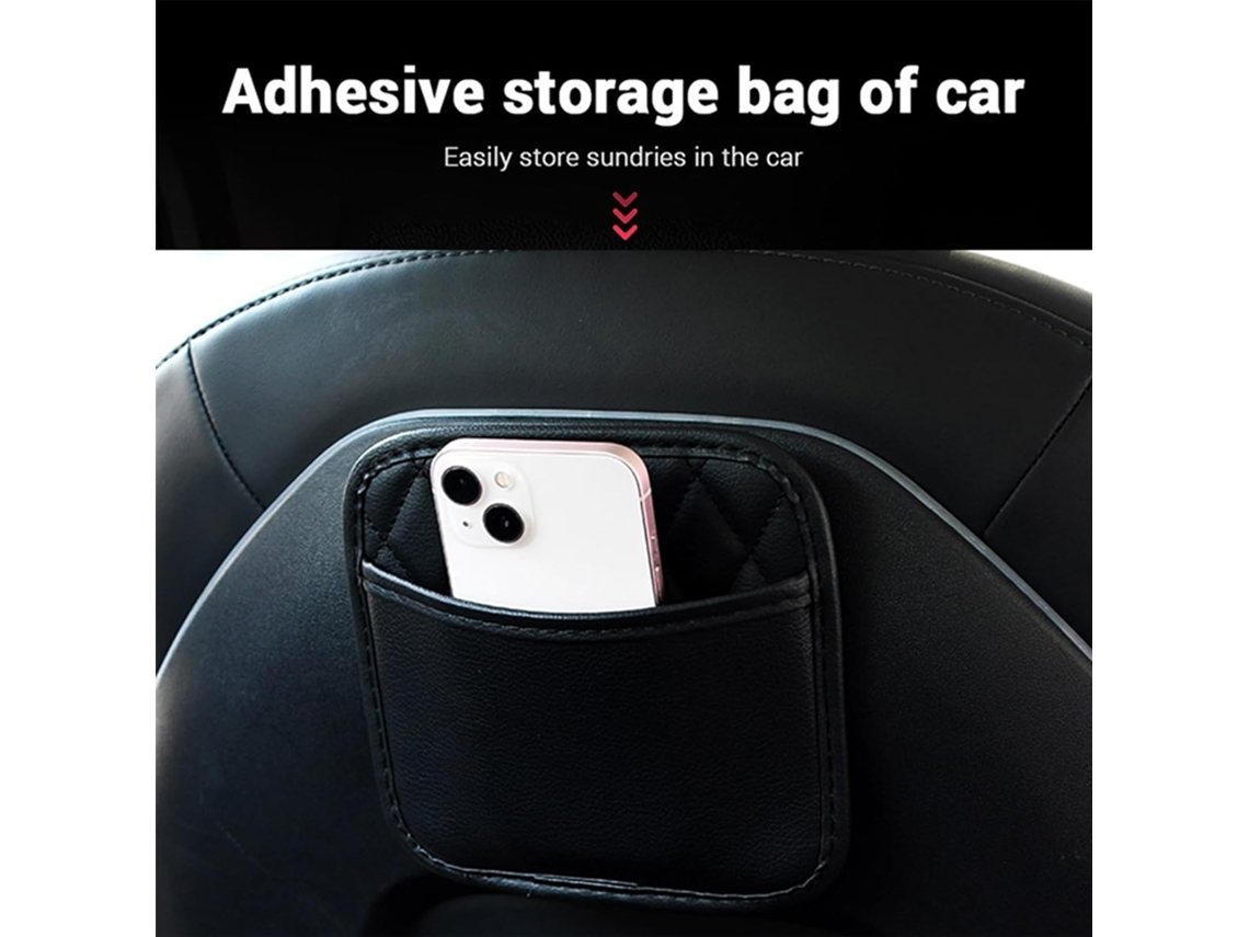 Estojo de Armazenamento em Couro Sintético para Cartões, Celular e Óculos, com Design Antirriscos e Porta. SFUSHOS