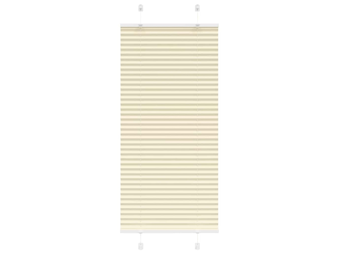 Vidaxl Creme Plissada Cega 60x100 Cm Largura Tecido 59,4 Cm Poliéster
