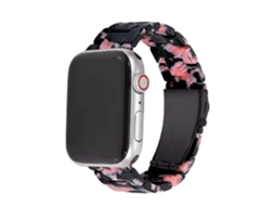 Bracelete Resina Luxury Rodonita Apple Watch Ultra 49Mm