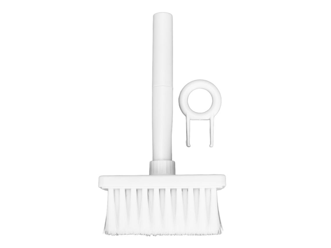 Escova de Limpeza 5 em 1 com Cabeça Dupla para Teclado e Fones com S/MARCA