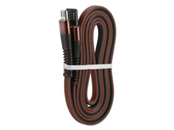 Aetheria cabo de Dados Usb 1m Carregamento Rápido Resistente Marrom Preto para Celular Computador