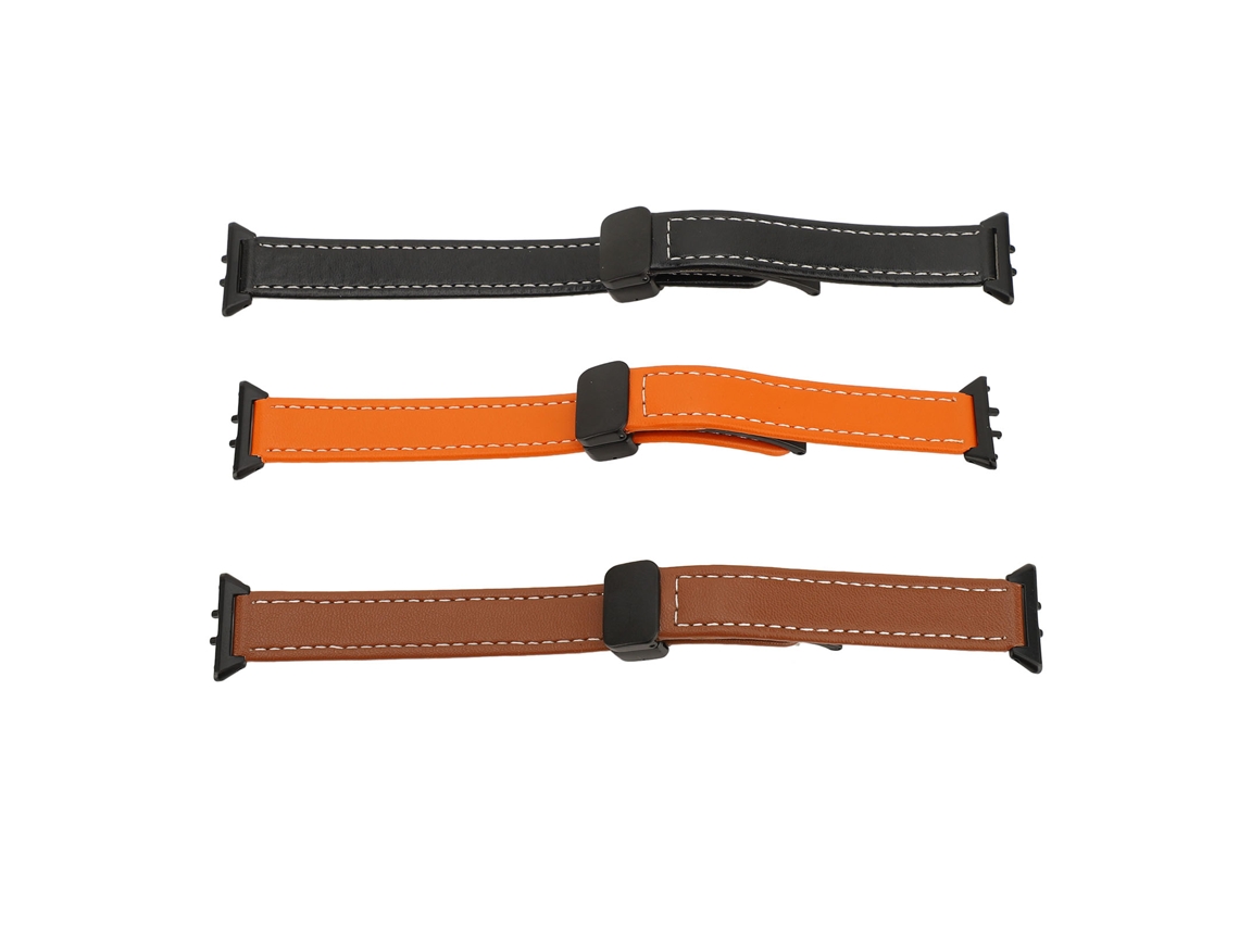 3 Cintas Magnéticas Para Galaxy Fit3 Sm R390 De Couro Pu Ajustáveis Para Mulher