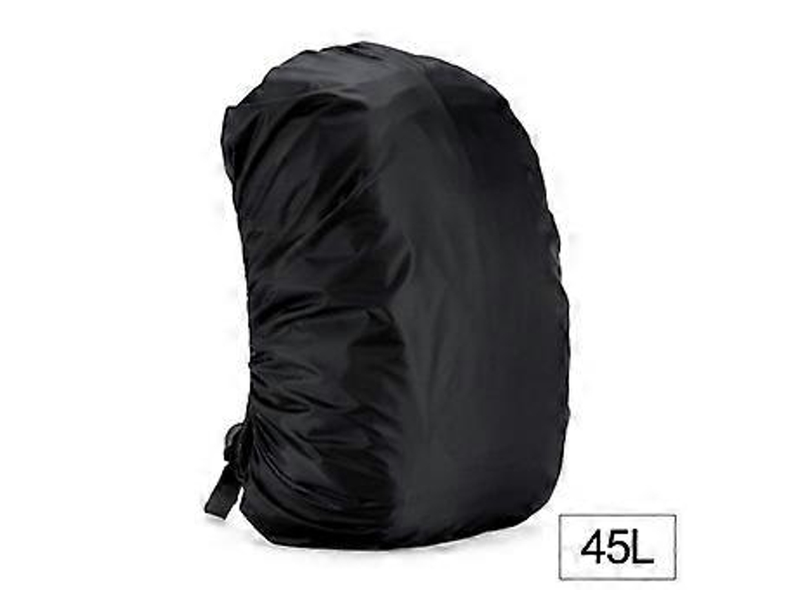 Capa De Chuva Para Mochila 35 80l, Proteção Para Escalada E Caminhadas Ao Ar Livre, Capa De Chuva À Prova Dágua Para Mochila Aquaforge (preta 45l)