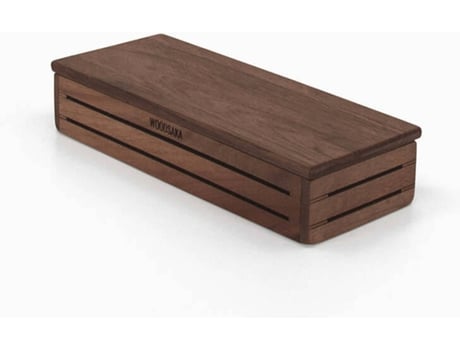 Porta-Canetas WOODSAKA Horizontal 3Line com Coperchio Nogueira