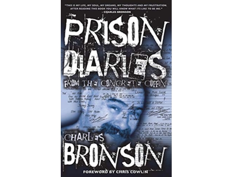 Livro Prison Diaries de Charles Bronson (Inglês)