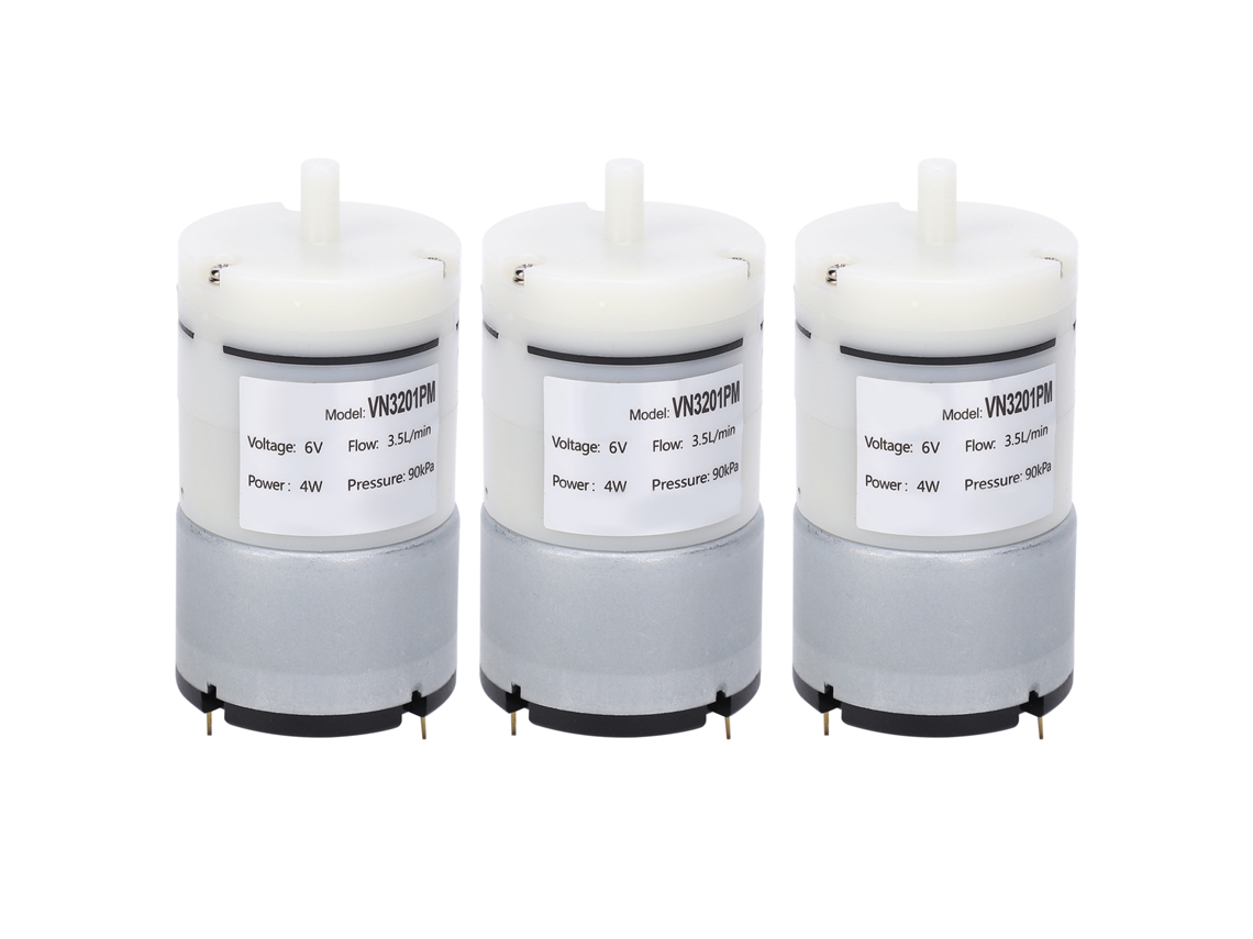 Bomba De Diafragma Micro Dc6v Vn3201pm Motor Vácuo Ar Equipamento Industrial Pequeno Ruído