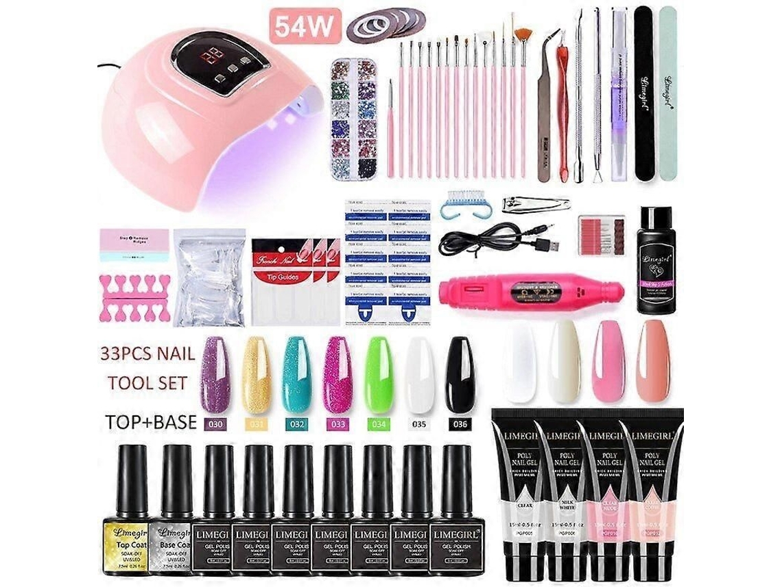 Kit De Manicure, 15ml, Para Unhas De Gel, Elysve