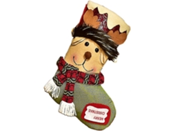 Meia De Natal, Sacola De Presente Grande De Natal, Sacola De Presente De Meia De Natal De 9 Polegadas Para Biscoitos De Chocolate Olysi Shop