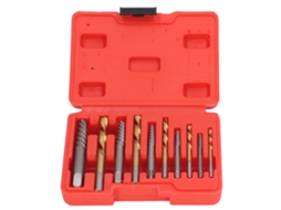 Conjunto De 10 Extratores Parafusos, Parafusos Reforçados, Furadeira Mão Esquerda Para Remoção Quebrados. -aquaforge