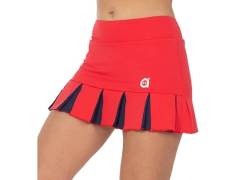 Saia para Mulher A40GRADOS SPORT & STYLE Feliz Vermelho para Ténis ou Padel (XL)
