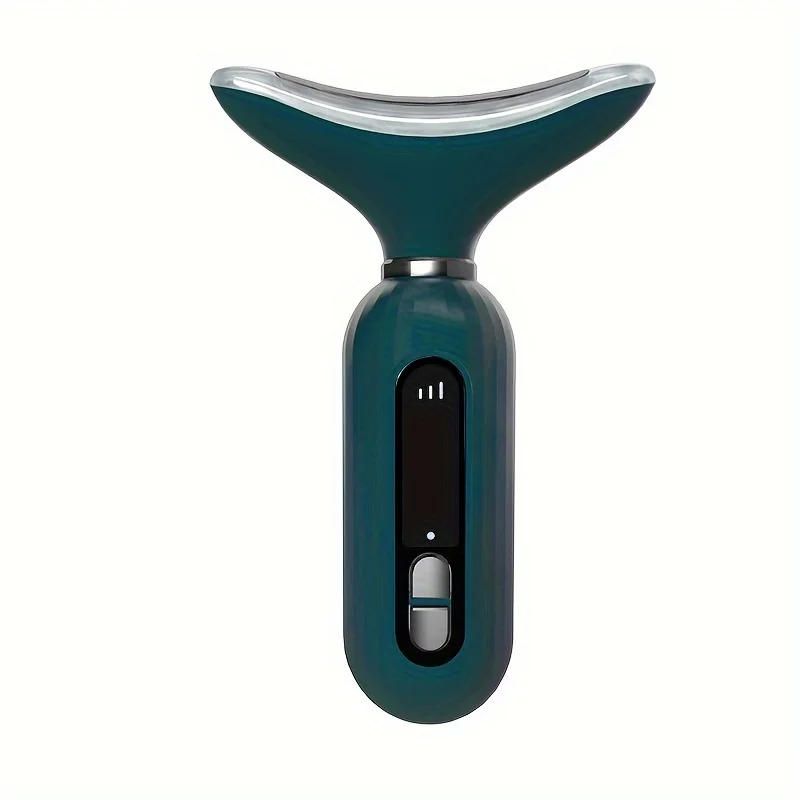 (verde) Massageador Facial E De Pescoço Ultrassônico Elétrico Antienvelhecimento Para Remoção De Rugas E Lifting