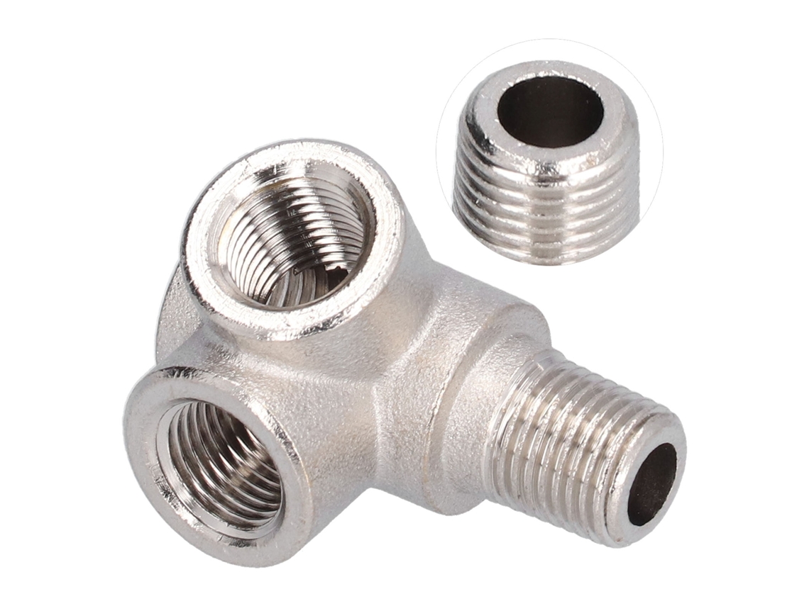 Laxiscreed Válvula De Saída Lateral 4-way Com Bico Magnético, Silenciosa E Sem Óleo