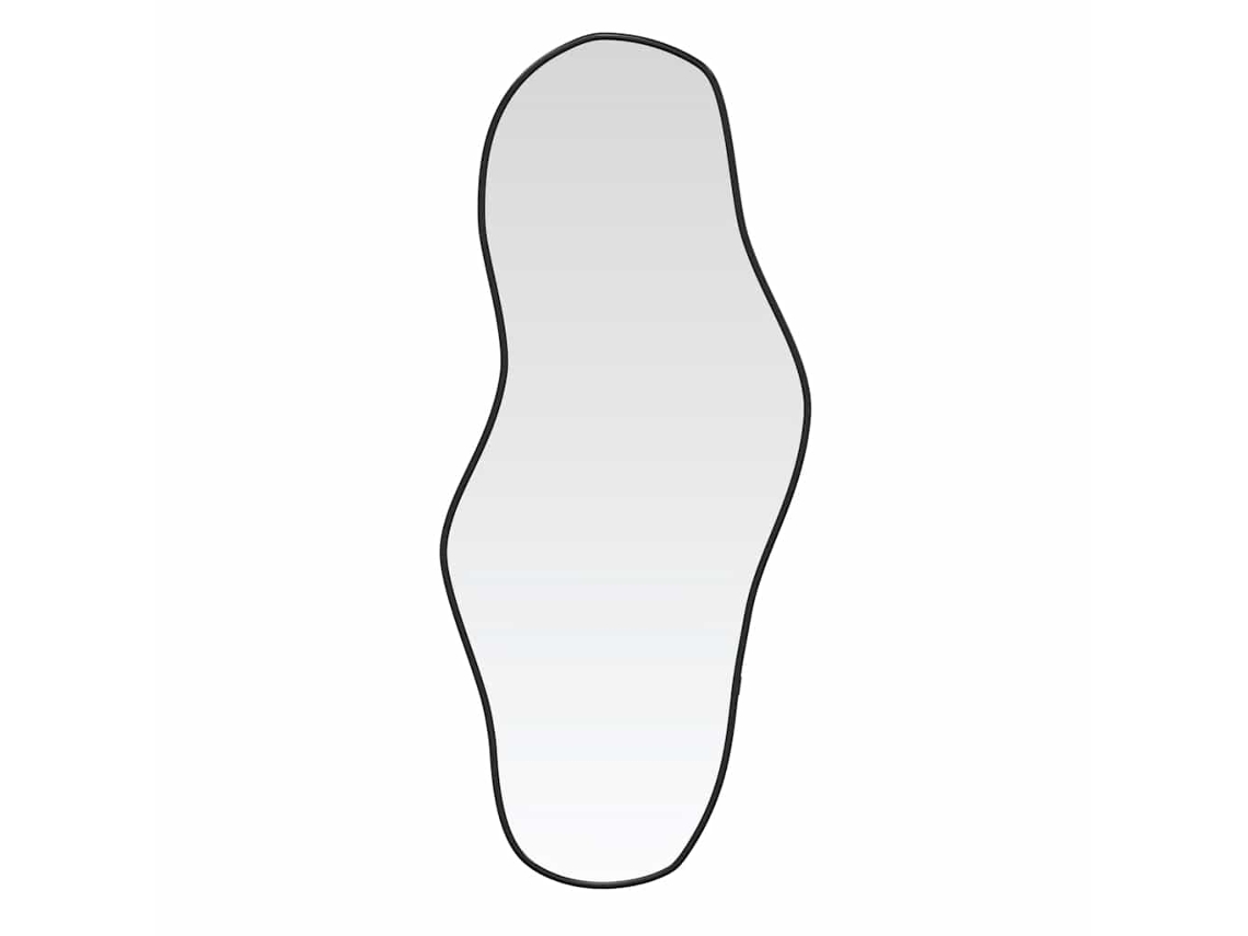 Wall Mirror, Wall Mirrors Vidaxl Preto Vidro (60 X 25 Cm)