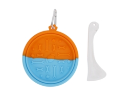 Cuenco plegável de silicone portátil com fivela para cães, gatos e animais pequenos S/MARCA