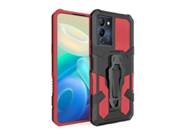 Capa Para Celular Infinix Note 12 G96 Armor Warrior À Prova De Choque Em Pc + Tpu