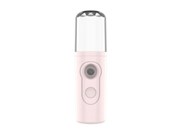 Beleza Facial Vaporizador De Viagem Umidificador Mini Vapor Facial Portátil Pulverizador Facial Instrumento Hidratante Rosa Bestvite