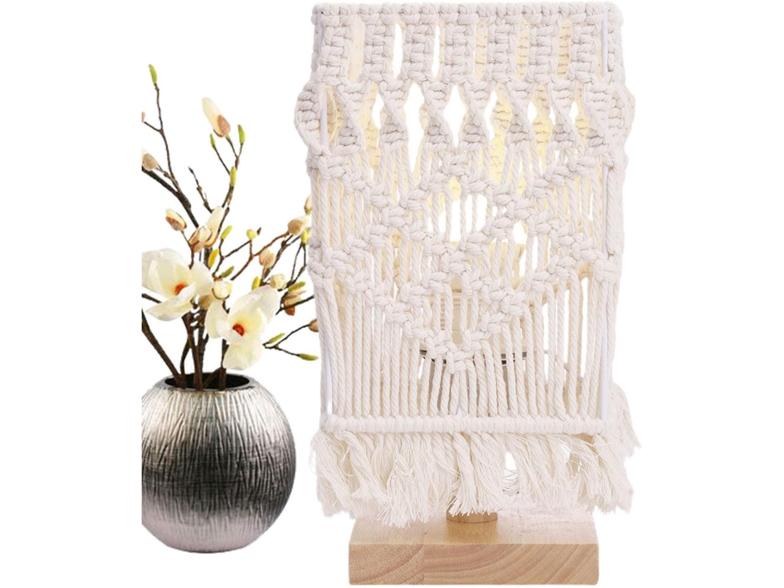 Luminária De Mesa Moderna Estilo Boho Para Quarto