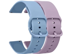Kit 2 Bracelete Vivatone para Xiaomi Watch S3 Azul e Lavanda