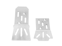 Placa De Proteção De Chassi De Aço Inoxidável Para Arrma 1/18 Granite Grom Armadura Traseira