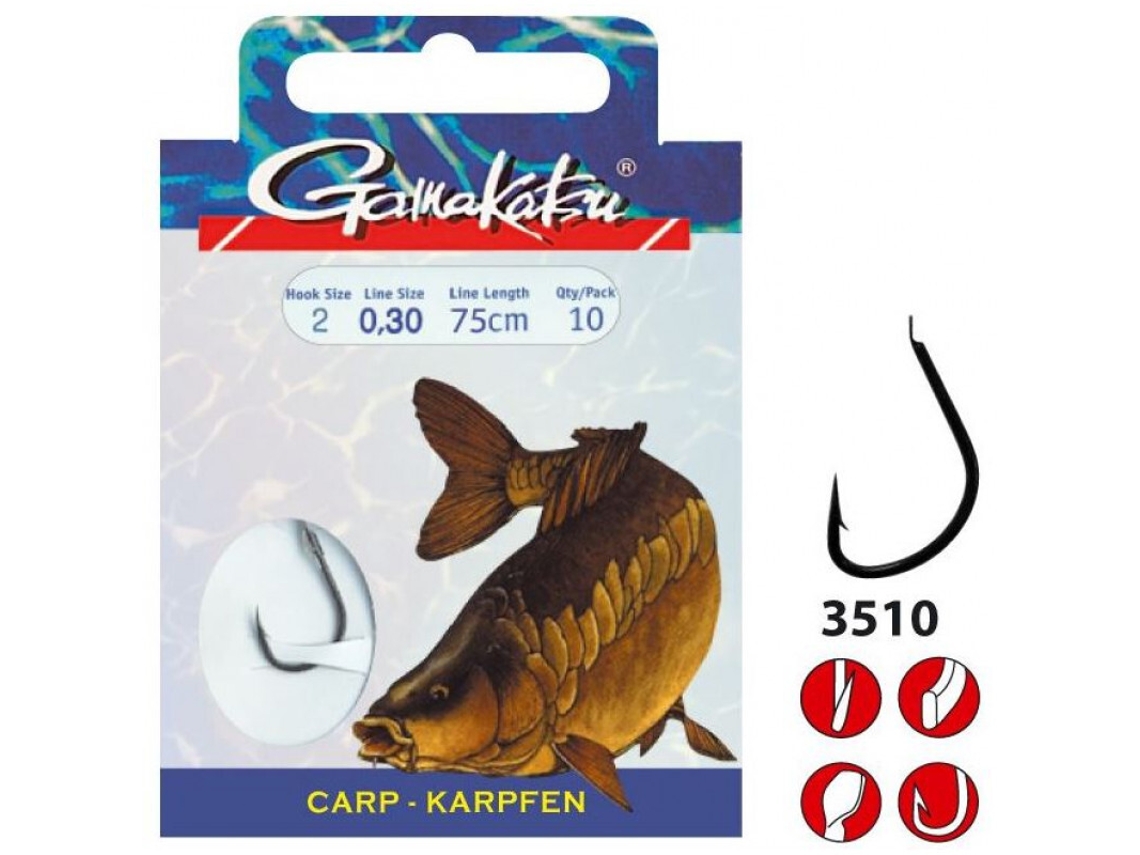 Conjunto de 10 Ganchos GAMAKATSU Ls-3510 2