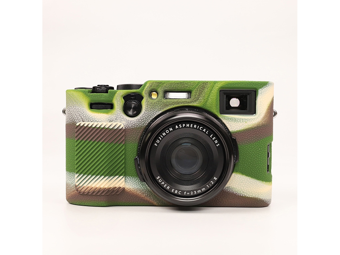 Capa para Fujifilm X100vi Acessórios de Câmera em Silicone À Prova de Choque CUICH (camuflagem)