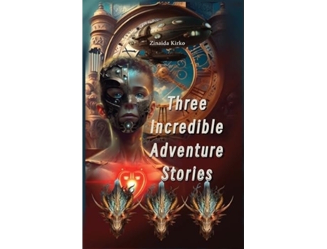 Livro Three Incredible adventure stories BampW version de Zinaida Kirko (Inglês)