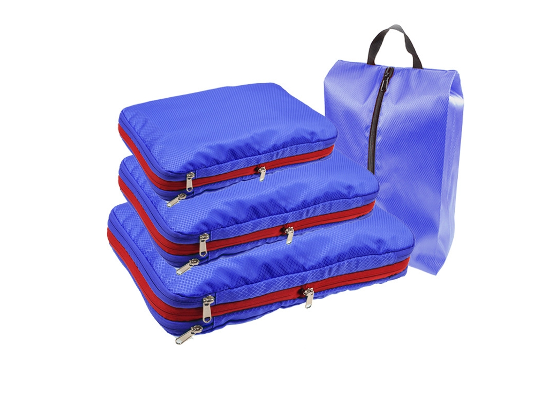 Bolsa Compressível para Embalagem de Viagem para Sapatos Cubos Bolsa para Bagagem Armazenamento Portátil Dobrável Organizador WEIMAI